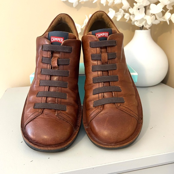 Camper Beetle Leather Men’s Slip On Shoes Lightweight Sole Size EU41/US Men’s 8 - Picture 4 of 13